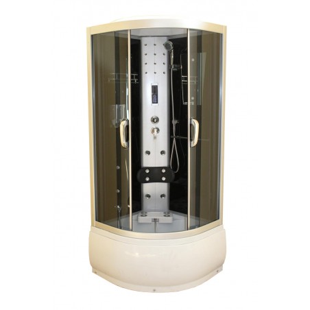 cabina dus cu hidromasaj si sauna umeda model Maya 80 x 80 cm