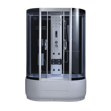 cabina cu hidromasaj 150 x 85 cm cu cadita inalta