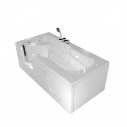 Cada baie 150 x 75 cm pentru persoane cu dizabilitati si seniori model CATAS17EHR
