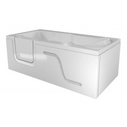 Cada baie 150 x 75 cm...
