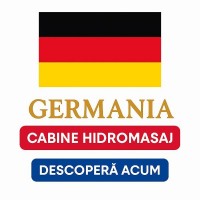 Cabine dus cu hidromasaj semirotunde import Germania, sticla de 6 mm