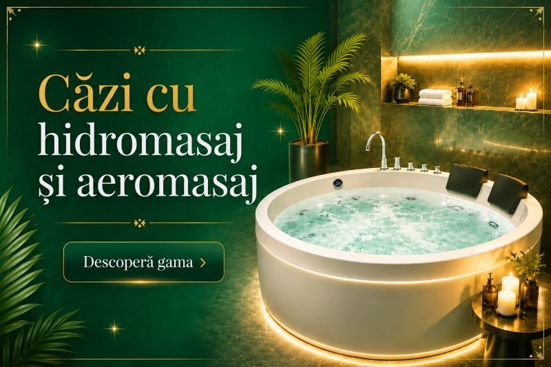 Cazi de baie cu hidromasaj si aeromasaj diferite modele