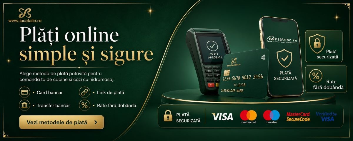Sistem de plata in rate fara dobanda pentru cabine cazi hidromasaj